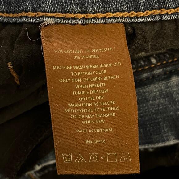 KUT from the Kloth Diana Skinny Jeans Size 16W Mid-Rise Stretch Medium Wash - Picture 7 of 9